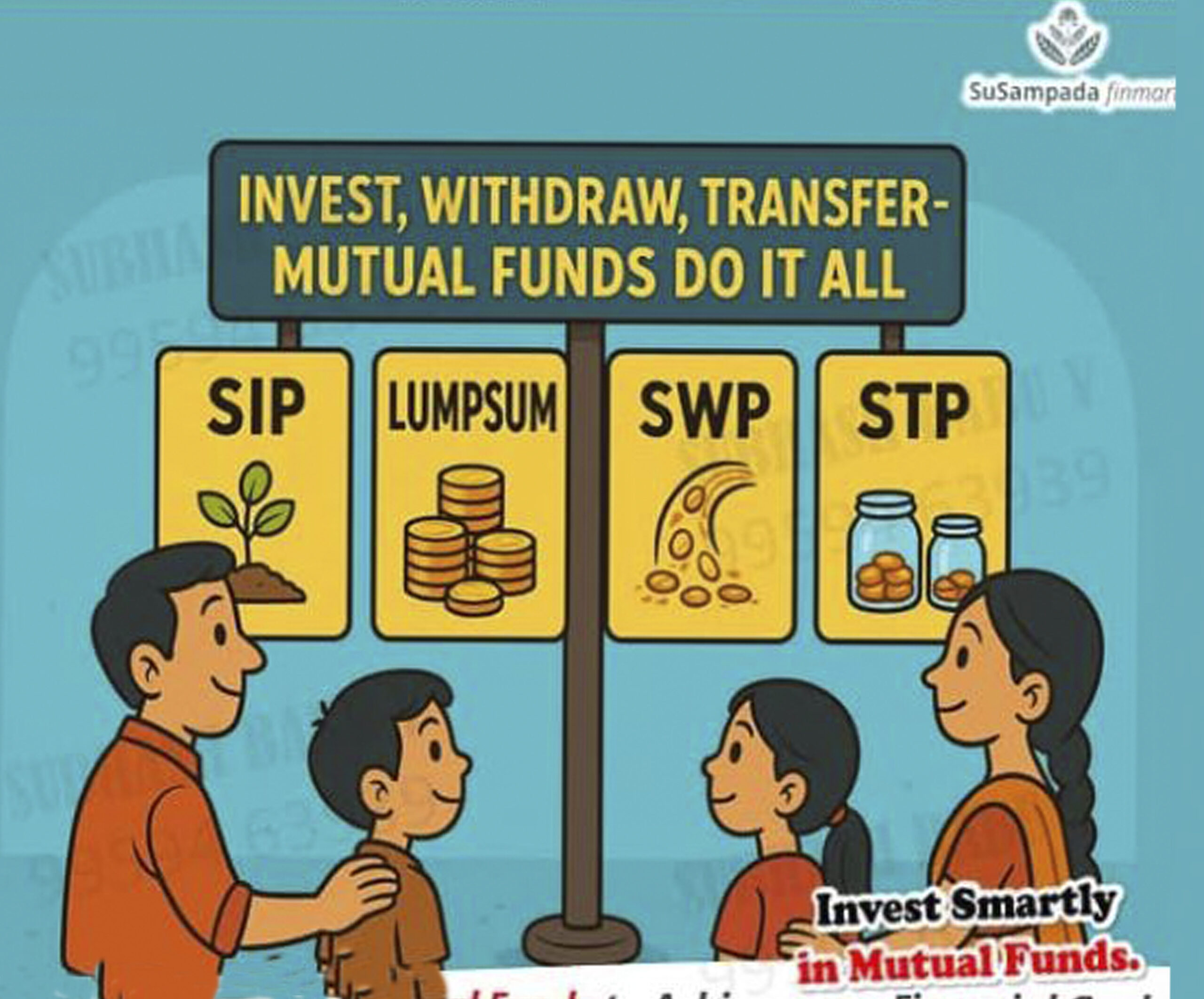 Mutual Funds Do It All: SIP, Lumpsum, SWP, STP Explained for Families